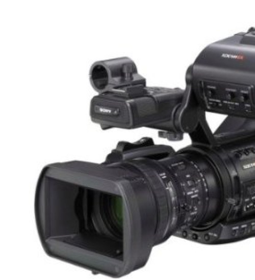 Sony PMW-EX3 compact video camera.